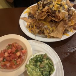 Nachos are made with real cheese Nachos are made with real cheese