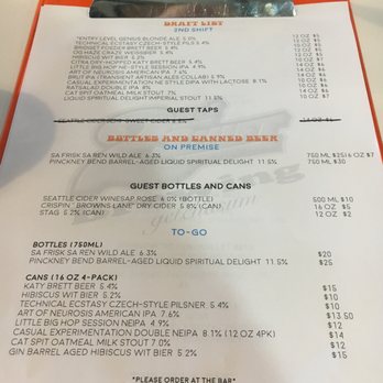 2nd Shift Brewing - Beer Menu - Breweries Near Me - St. Louis, Missouri