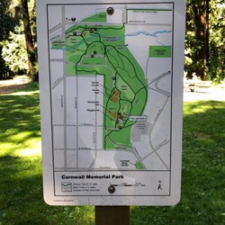 Cornwall Park - Park map