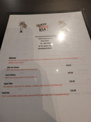 Menu photo 7 Queen Trini Lisa New Orleans, LA Menu photo 7 Queen Trini Lisa New Orleans, LA