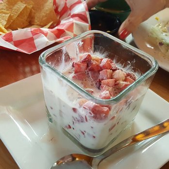 El Nuevo Buka - Strawberries and cream for desert. - Seafood Near Me - Oklahoma City, Oklahoma El Nuevo Buka - Strawberries and cream for desert. - Seafood Near Me - Oklahoma City, Oklahoma