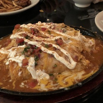 Don Panchito Mexican Grill - Chicken Enchilada. Has a kick to it but tastes amazing! - Mexican Near Me - Philadelphia, Pennsylvania