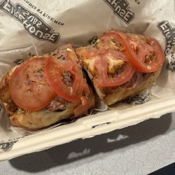 Firehouse Subs - Tomatoes on top of sandwich!  Not within!!