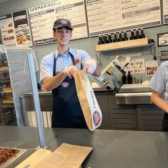 Jersey Mike's Subs - Edward getting sub ready - Fast Food Near Me - Phoenix, Arizona Jersey Mike's Subs - Edward getting sub ready - Fast Food Near Me - Phoenix, Arizona