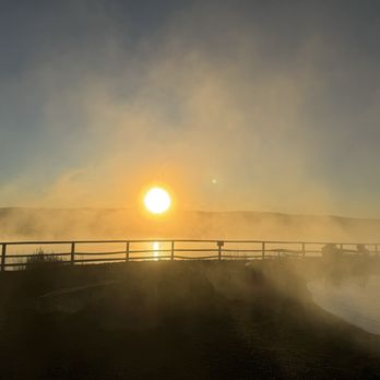 Crane Hot Springs - View from pool - Resorts Near Me - Burns, Oregon Crane Hot Springs - View from pool - Resorts Near Me - Burns, Oregon