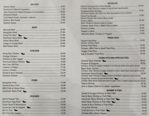Menu photo 6 Domo Kitchen San Diego, CA