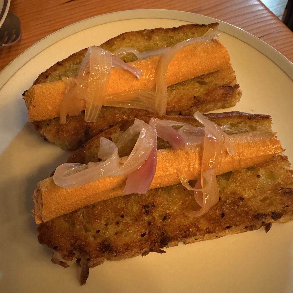 Baby Bistro - Onion bread and liptauer cheese - Salad Near Me - Los Angeles, California Baby Bistro - Onion bread and liptauer cheese - Salad Near Me - Los Angeles, California