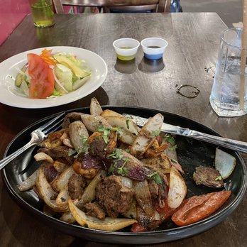 CVI.CHE 105 - GF mixed lomo saltado with salad - Peruvian Near Me - Miami, Florida