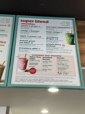 Menu photo 1 Jamba Honolulu, HI Menu photo 1 Jamba Honolulu, HI