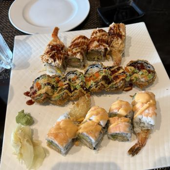Osaka Sushi - 8 Piece Angry Dragon Roll 8 Piece Honey Roll 8 Piece Dynamite Roll - Sushi Bars Near Me - Orangeburg, New York