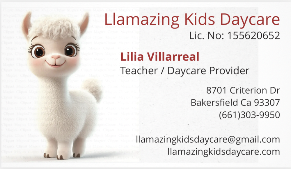 Llamazing Kids Daycare - childcare center in Bakersfield, CA