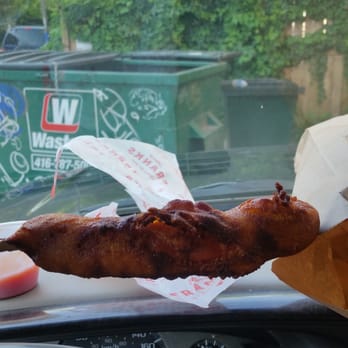 Fancy Franks - Me and my wife came in today and that what we got - Hot Dogs Near Me - Toronto, Ontario