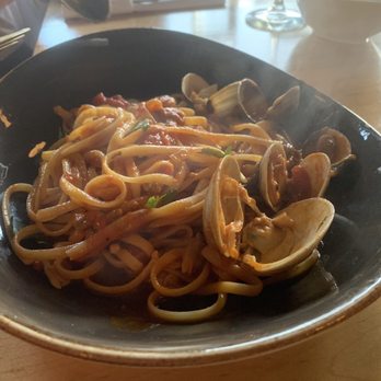 Four Brothers Cucina - Pasta with clams. WOW. - Italian Near Me - Niagara Falls, Ontario Four Brothers Cucina - Pasta with clams. WOW. - Italian Near Me - Niagara Falls, Ontario