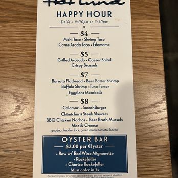 Hot Tuna - Happy Hour menu - Bars Near Me - Virginia Beach, Virginia