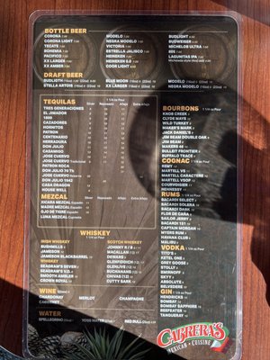Menu photo 6 Cabrera's Mexican Cuisine Pasadena, CA