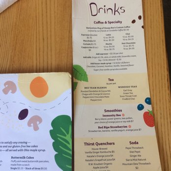 Sleepy Bee Cafe - Blue Ash - Drink menu - Breakfast & Brunch Near Me - Blue Ash, Ohio