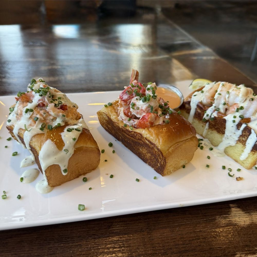 Slapfish - The trio lobster roll! - Seafood Near Me - Carmel, Indiana Slapfish - The trio lobster roll! - Seafood Near Me - Carmel, Indiana