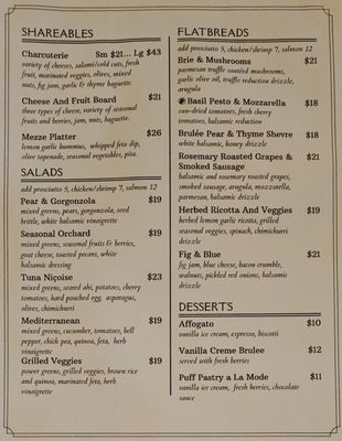 Menu photo 1 Juno's San Diego, CA