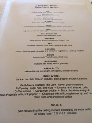 Menu photo 5 Sant Pau Sant Pol de Mar, B