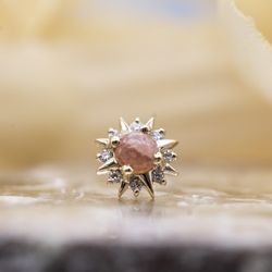 Ava Piercing Company - Limited edition Modern Mood jewelry with sunstone