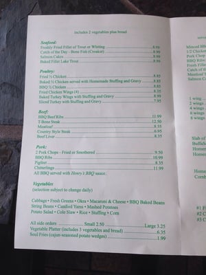 Menu photo 7 Henry's Soul Cafe Oxon Hill, MD