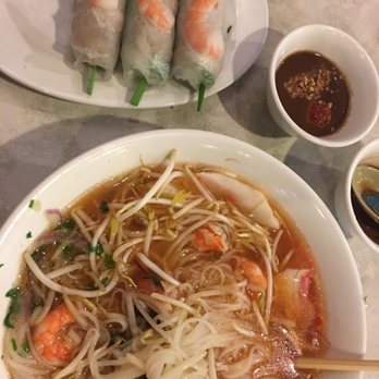 Pho Pasteur 2 - No seasoning with then pho.. smh but the spring rolls and peanut sauce were good. Hope this helps - Vietnamese Near Me - Carrollton, Texas