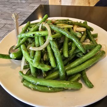 Temple Garden - Fresh wok sautéed long beans with garlic & onions. - Chinese Near Me - Citrus Heights, California Temple Garden - Fresh wok sautéed long beans with garlic & onions. - Chinese Near Me - Citrus Heights, California