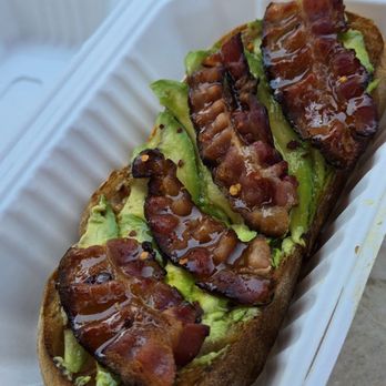 Blk Dot Coffee - Hot Honey Avocado Toast - Coffee & Tea Near Me - Irvine, California