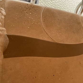 Conscious Detailing - Mold Mildew Removal on Vinyl Upholstery of a Pontoon. - Auto Detailing Near Me Conscious Detailing - Mold Mildew Removal on Vinyl Upholstery of a Pontoon. - Auto Detailing Near Me