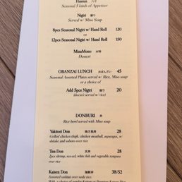 Lunch menu Lunch menu
