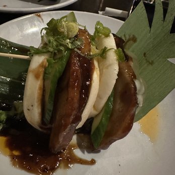 Misaki at Superior - Inedible sauce drowned chasu buns - Sushi Bars Near Me - Superior, Colorado