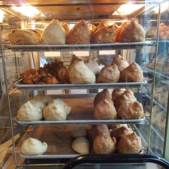 Sweet Cherubim - Samosas in hot box. - Vegetarian Near Me - Vancouver, British Columbia