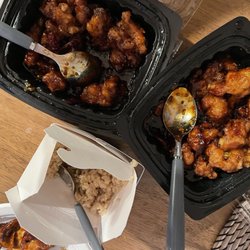 Jade Dragon - Orange chicken, General TSO chicken