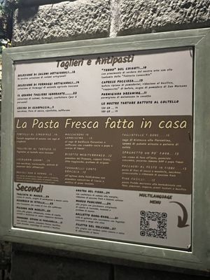 Menu photo 5 SimBIOsi Florence, FI Menu photo 5 SimBIOsi Florence, FI
