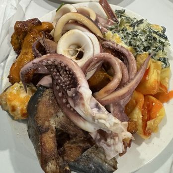 Ocean Grill & Seafood Buffet - My buffet plate - Bubble Tea Near Me - Virginia Beach, Virginia
