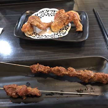 Homemade Ramen - Wings and beef skewer! Both seasoned so well and cooker perfectly and tender. - Chinese Near Me - Toronto, Ontario