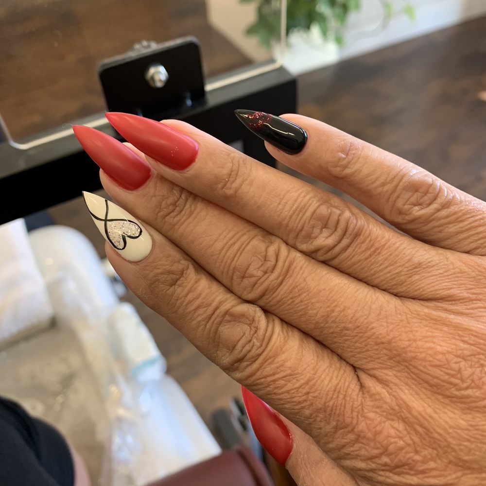 Pink Sassy Nails - A job well done by Hailey - Perfection - Nail Salons Near Me - Gilroy, California Pink Sassy Nails - A job well done by Hailey - Perfection - Nail Salons Near Me - Gilroy, California