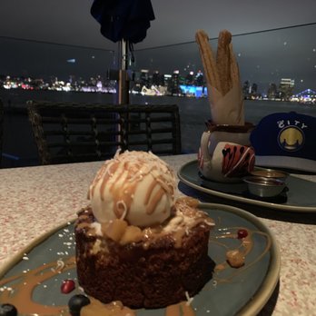 Coasterra - Their churro and some sort of pineapple cake with coconut ice cream which was bomb! - Mexican Near Me - San Diego, California