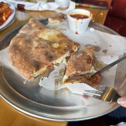 Primo’s Pizza And Pasta - Pepperoni and ricotta calzone