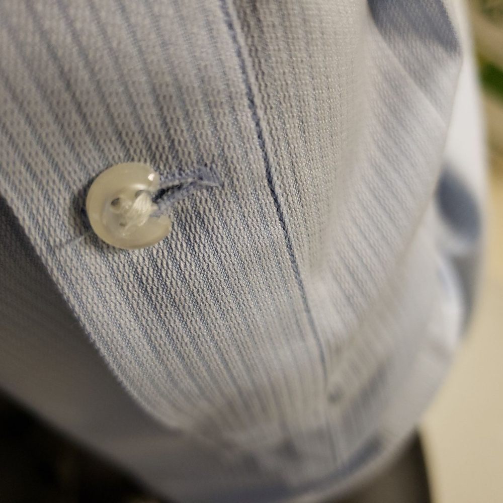 Spectrum Cleaners - Brand new shirt and made its trip to be cleaned for the first time at a cleaners only to come back with a broken button :( - Sewing & Alterations Near Me - Falls Church, Virginia Spectrum Cleaners - Brand new shirt and made its trip to be cleaned for the first time at a cleaners only to come back with a broken button :( - Sewing & Alterations Near Me - Falls Church, Virginia