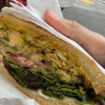 Mellis Cafe - Marinated Chicken sandwich on sourdough - Coffee & Tea Near Me - San Francisco, California