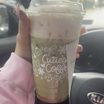 Cuties Coffee - Strawberry Matcha! - Coffee & Tea Near Me - Greensburg, Pennsylvania