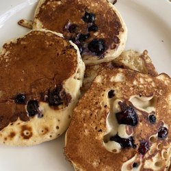 Tally - Ho - Blueberry pancakes, make sure you ask right away for butter & syrup