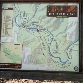 Pfeiffer Big Sur State Park - Trail map - Parks Near Me Pfeiffer Big Sur State Park - Trail map - Parks Near Me