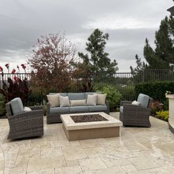 Capistrano Upholstery - Rain? No worries!! Sunbrella has water resistance!!