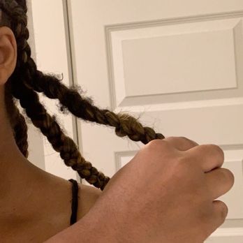 The Braid Bar - The braids I had done 4 days ago. But I took this picture day 3 upon waking up. I tied my hair down and put a bonnet - Hair Stylists Near Me - Decatur, Georgia