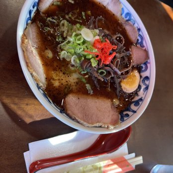 Kosuke - Kuro ramen with chashu - Ramen Near Me - Alhambra, California
