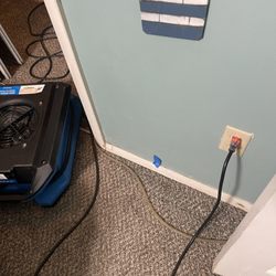 The Summit - Broken doors and industrial fans and humidifiers.