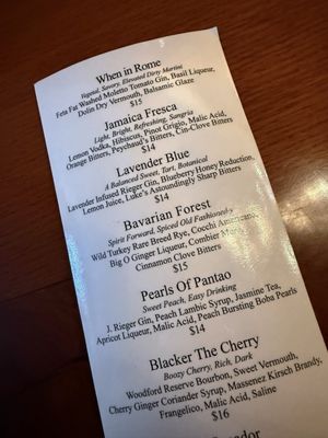 Menu photo 1 The Berry & Rye Omaha, NE Menu photo 1 The Berry & Rye Omaha, NE