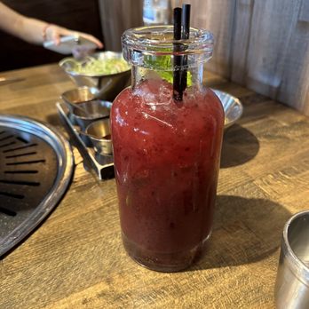 Sizzle Korean Barbeque - Blueberry Soju in a bottle - Korean Near Me - Scottsdale, Arizona Sizzle Korean Barbeque - Blueberry Soju in a bottle - Korean Near Me - Scottsdale, Arizona